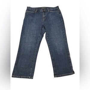 Lauren Ralph Lauren Blue Flare Capris‎ Jeans 6